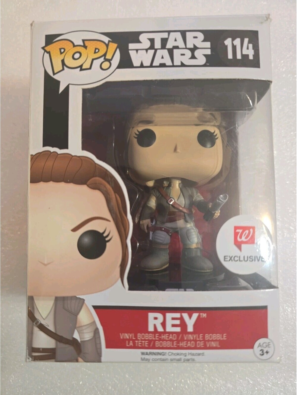 Funko Pop! Smugglers Bounty Star Wars 114 Rey - Walgreens Exclusive Vaulted NIB